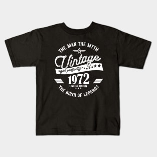 Vintage 1972 Kids T-Shirt